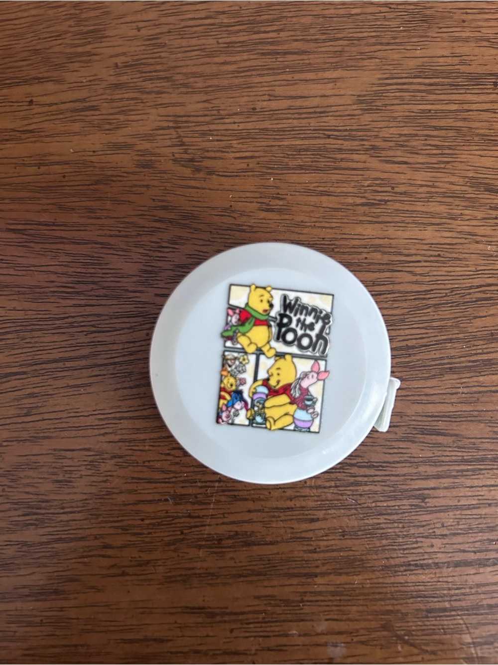 Disney Winnie the Pooh Gray Compact Tape Measure